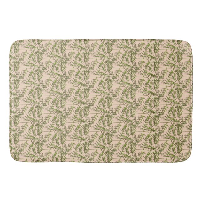 Alfombrilla De Baño verde primavera (Anverso)