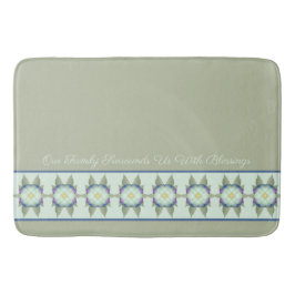 Alfombrilla De Baño Verde sabio con azul Verde azulado