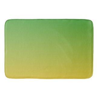 Alfombrilla De Baño Verde y amarillo sombrío