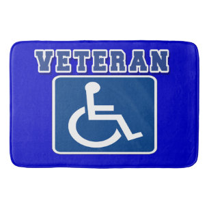 Alfombrilla De Baño Veterano discapacitado