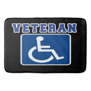 Alfombrilla De Baño Veterano discapacitado