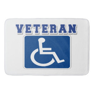 Alfombrilla De Baño Veterano discapacitado