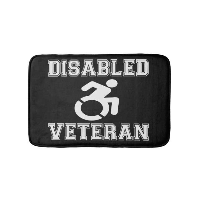 Alfombrilla De Baño Veterano discapacitado (Anverso)