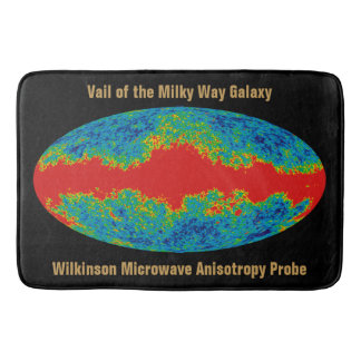Alfombrilla De Baño Vía Láctea Velo De Galaxia Sobre Universo WMAP