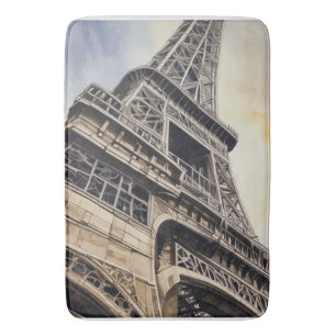 Alfombrilla De Baño Viaje de la Torre Eiffel de París por la Ciudad de