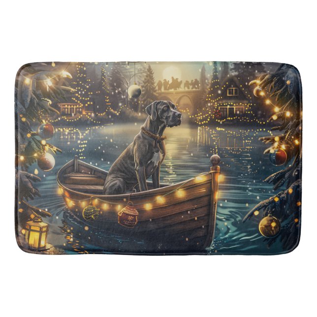 Alfombrilla De Baño Viaje festivo de los grandes Navidades daneses (Anverso)