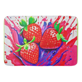 Alfombrilla De Baño Vibrante fresa