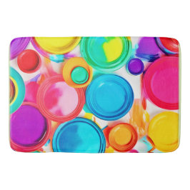 Alfombrilla De Baño Vibrante pintura paleta