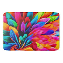 Vibrante resumen de la flor arcoiris