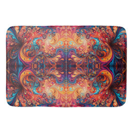 Alfombrilla De Baño Vibrante Resumen Diseño Bath Mat
