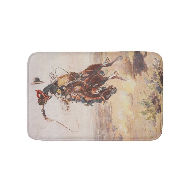 Alfombrilla De Baño Vida del vaquero de la CAMISETA (Anverso)