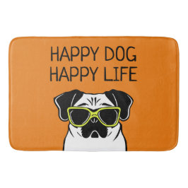 Alfombrilla De Baño Vida feliz de perro