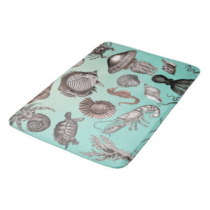 Alfombrilla De Baño Vida marina