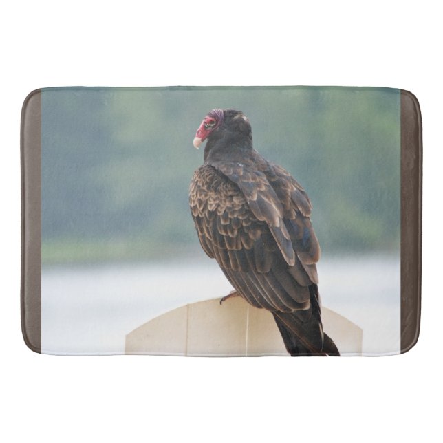 Alfombrilla De Baño Vida silvestre Turquía Buzzard Bathmat (Anverso)