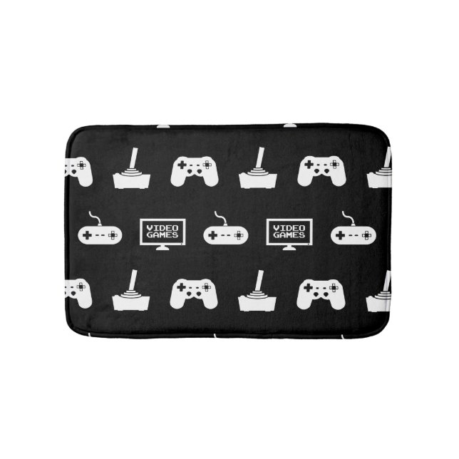 Alfombrilla De Baño Videojugador temático del videojuego del diseño (Anverso)