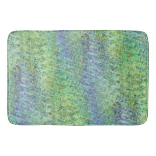 Alfombrilla De Baño vidrio atómico del mar :
