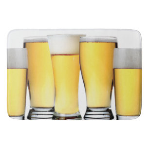 Alfombrilla De Baño Vidrios de cerveza helada