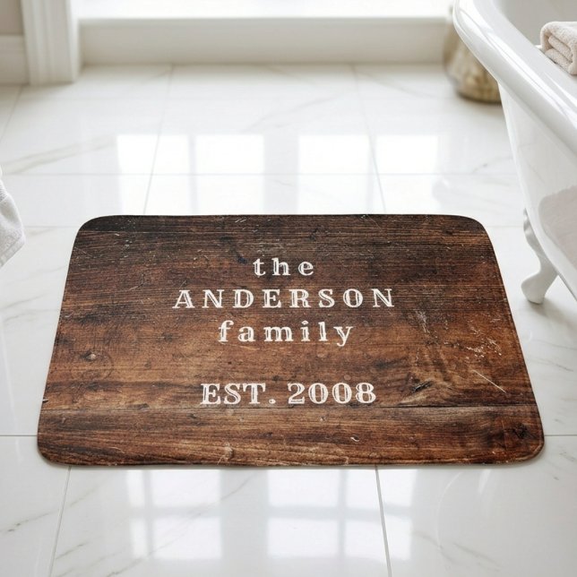 Alfombrilla De Baño Vieja Mata de Baño Natural de Madera Rusa (Subido por el creador)