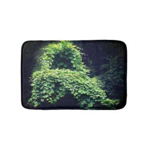Alfombrilla De Baño Vinas de leafy salvajes de trono natural