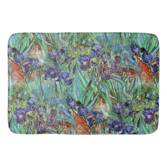 Alfombrilla De Baño Vincent van Gogh 1889 iris (Anverso)