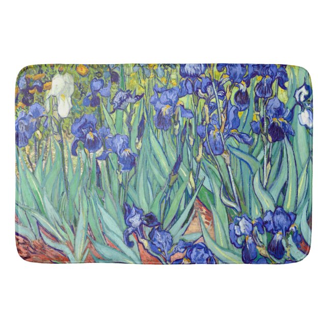 Alfombrilla De Baño Vincent Van Gogh 1898 Irises (Anverso)