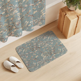 Alfombrilla De Baño Vincent Van Gogh Almond Blossom on Mint Green