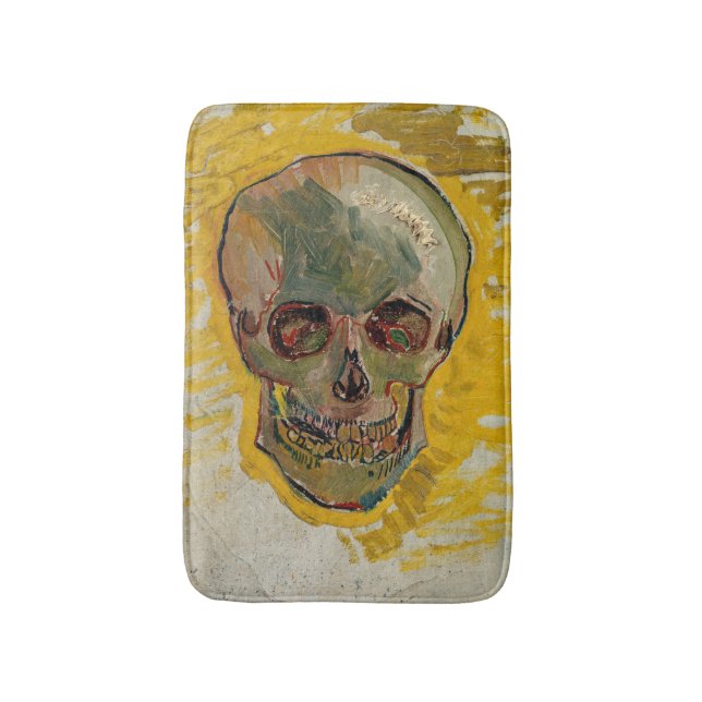 Alfombrilla De Baño Vincent van Gogh - Calavera 1887 #2 (Frente vertical)