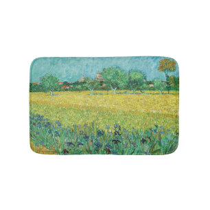 Alfombrilla De Baño Vincent van Gogh - Campo con irlandeses cerca de A