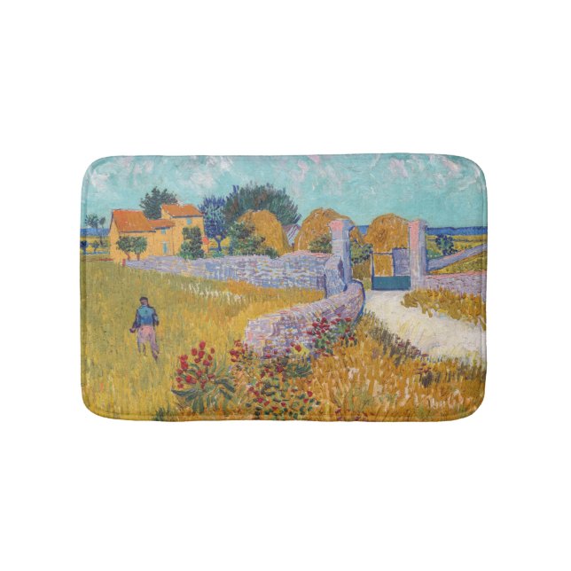 Alfombrilla De Baño Vincent van Gogh - Casa de campo en Provenza (Anverso)