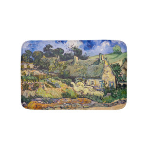 Alfombrilla De Baño Vincent Van Gogh - Casas de paja en Cordeville