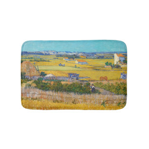 Alfombrilla De Baño Vincent van Gogh - Cosecha en La Crau