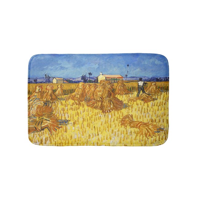 Alfombrilla De Baño Vincent van Gogh - Cosecha en Provenza (Anverso)