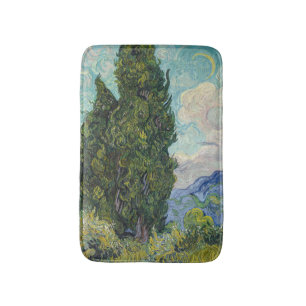 Alfombrilla De Baño Vincent van Gogh - Cypresses