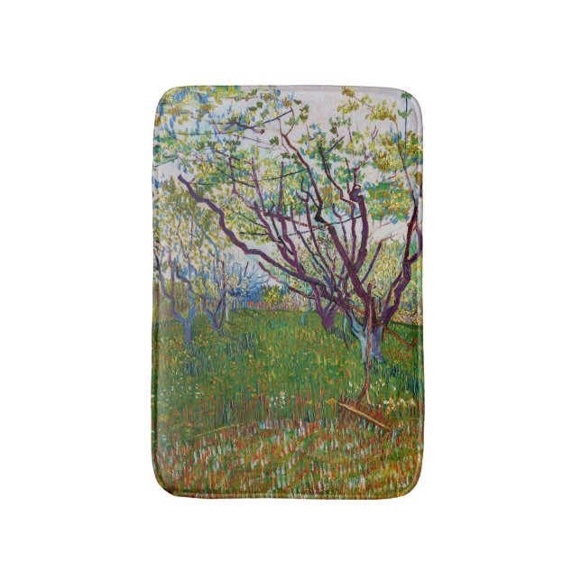 Alfombrilla De Baño Vincent van Gogh - El huerto florido (Frente vertical)