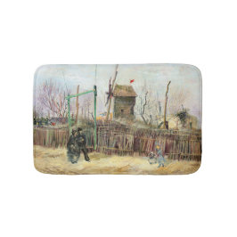 Alfombrilla De Baño Vincent van Gogh - Escena callejera en Montmartre