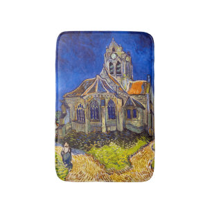 Alfombrilla De Baño Vincent van Gogh - La Iglesia de Auvers
