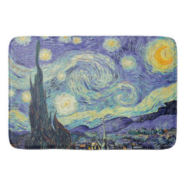 Alfombrilla De Baño Vincent Van Gogh/ La noche estrellada