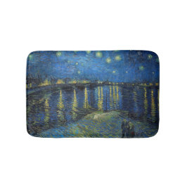 Alfombrilla De Baño Vincent van Gogh - Noche estrellada sobre el Ródan