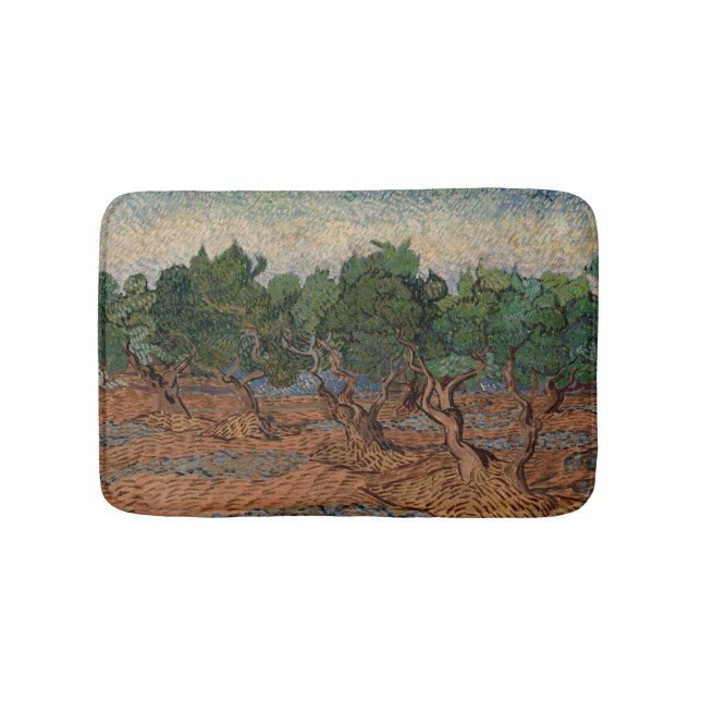 Alfombrilla De Baño Vincent van Gogh - Olive Grove (Anverso)