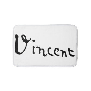 Alfombrilla De Baño Vincent Van Gogh Signature