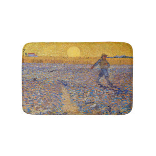Alfombrilla De Baño Vincent van Gogh - Sower with Setting Sun