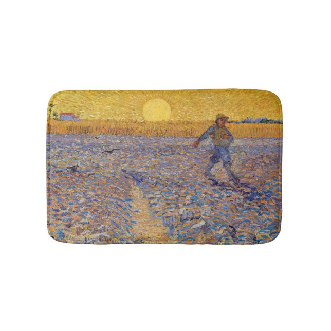 Alfombrilla De Baño Vincent van Gogh - Sower with Setting Sun (Anverso)