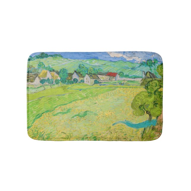 Alfombrilla De Baño Vincent van Gogh - Vista de los vagones cerca de A (Anverso)
