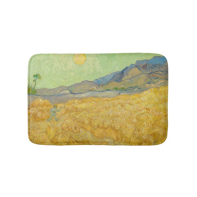 Alfombrilla De Baño Vincent van Gogh - Wheatfield con un pañal (Anverso)