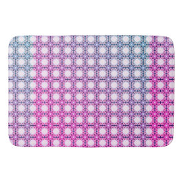 Alfombrilla De Baño Viñetas florales: Patrón geométrico de intricado