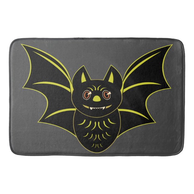 Alfombrilla De Baño Vintage Bat Mat (Anverso)