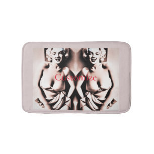 Alfombrilla De Baño Vintage Cute Blonde Thunder_Cove