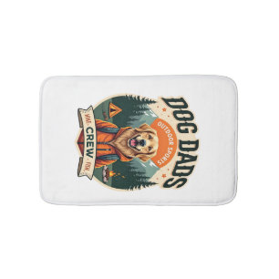 Alfombrilla De Baño Vintage Dog Dads Equipo de Deportes al Aire Libre 