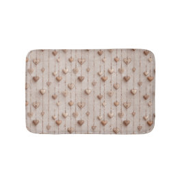 Alfombrilla De Baño Vintage Lace Heart Strings