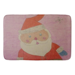 Alfombrilla De Baño Vintage Santa Claus